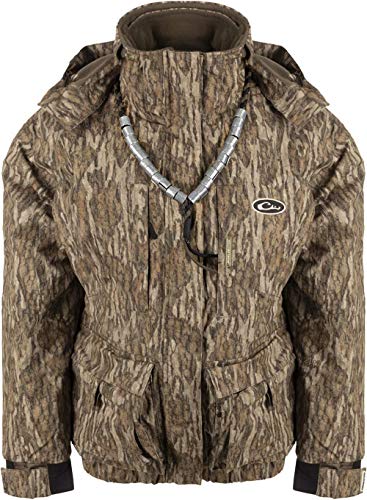 DRAKE LST Ladies Eqwader 3 in 1 Plus 2 Wader Coat, Mossy Oak Bottomland, Small