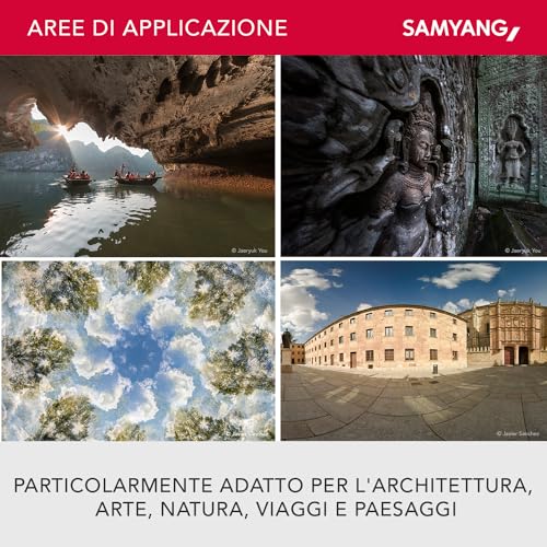 SAMYANG Obiettivo fisheye 8 mm f/3.5 UMC CS II per...