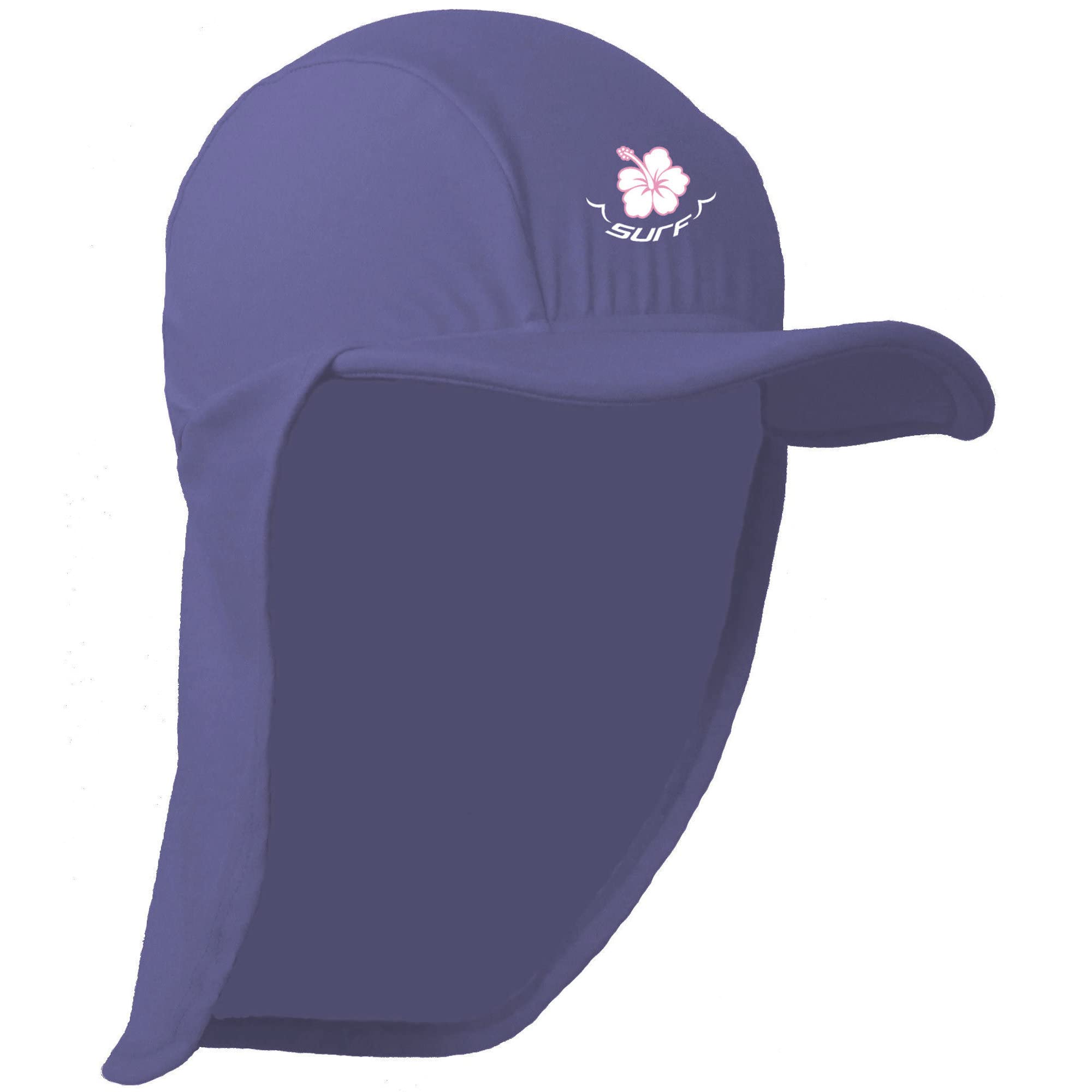 Kidz Swimmers Girls Very Peri Purple Sun Protection Legionnaire Cap Upf 50+ (Medium 6-10 Years)
