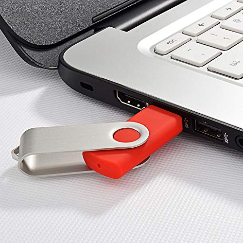 Image of KOOTION 64GB USB 3.0 Flash Drives 10 PCS Memory Stick 3.0 Thumb Drives Pen Drives (Mixcolored)