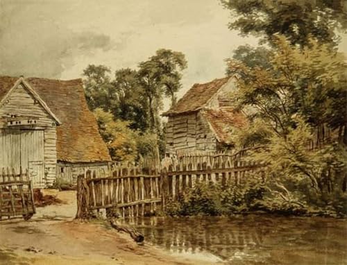 Pinturas murales decorativas de William Henry Hunt carteles impresiones retro 60x90