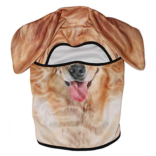 Image of WTACTFUL 3D Animal Ears Balaclava, Breathable Face Mask for Halloween