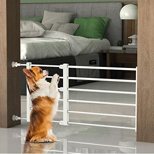 Barrière rétractable blanche pour empêcher les animaux de franchir les zones à risque