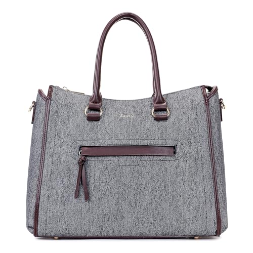 Image of EXOTIC Elara Structured Tote Handbag for Women | Spacious Work & Laptop Purse