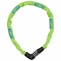 ABUS Serratura a catena Steel-O-Chain 5805C – serratura a combinazione in catena d’acciaio spessa 5 mm – livello di sicurezza 4