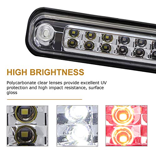 image for HuaZoon Rear Roof Center LED Third 3rd Brake Cargo Light Assembly High