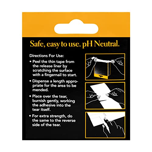 3M 9010198 Lineco Archiv-Reparatur-Klebeband, 2,5 cm x 90 cm