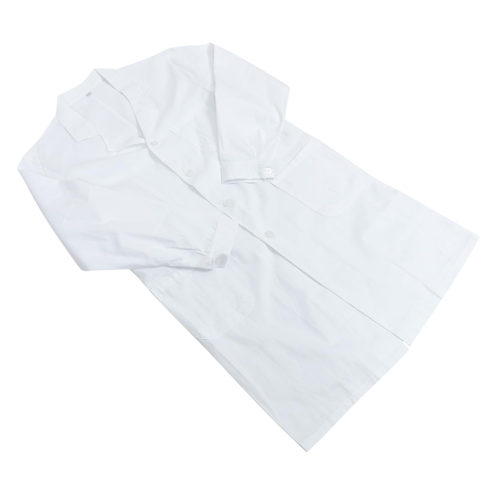 CHILDWEET Lab Coat Coats Dreses Long Sleeve Medical Coat Nurse Uniform Jacket for Man Sleeve Coat Doctor Overalls for Men Work Coat for Medical White Medical Coat Doctor Medical Coat Cotton