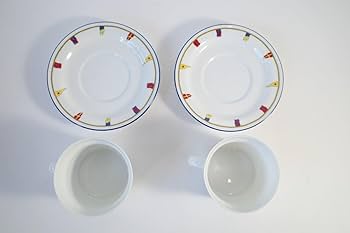 リチャードジノリ クリッパー　スープカップ＆ソーサー 2セット リチャードジノリ デミタスカップセット リチャードジノリ