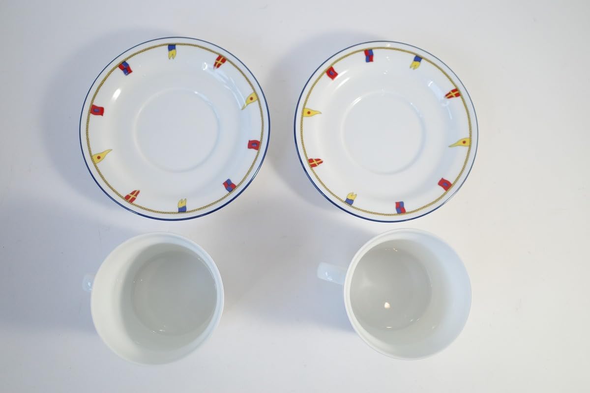 Richard Ginori リチャードジノリ クリッパー24cm 2枚 Amazon.co.jp: 2客 リチャードジノリ クリッパー カップ