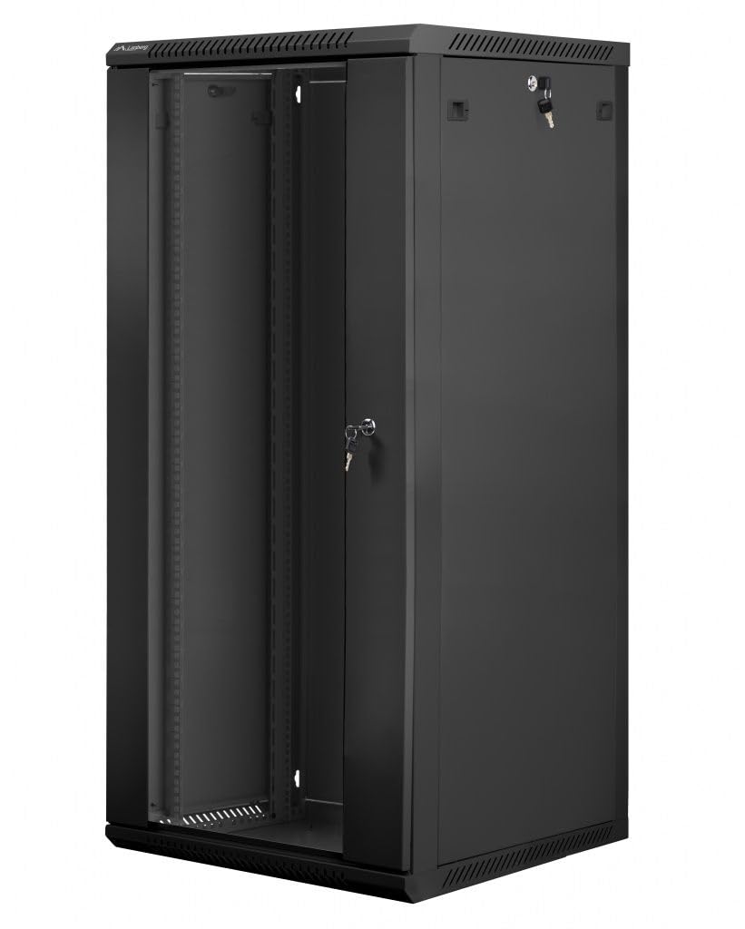 Lanberg Wf01-6627-10b Rack 27u Wandmontiertes Regal Schwarz (wf01-6627-10b)
