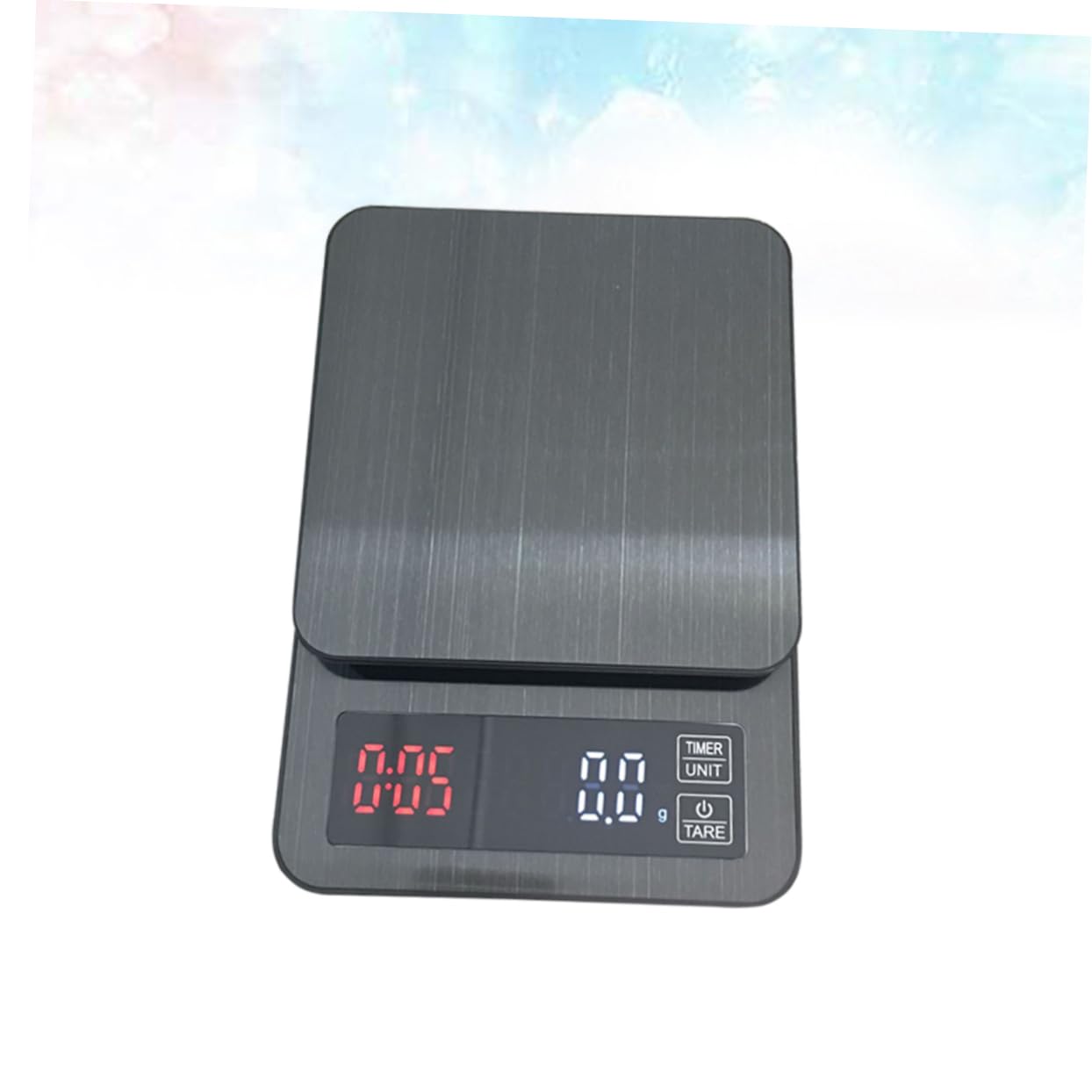 Ciieeo 3kg Digitale Küchenwaage Elektronische Waage für Tee und Kaffee Kompakte Digitalwaage mit Lcd-display Klappbarer Deckel Präzise Gewichtsmessung bis Tragbar und Langlebig