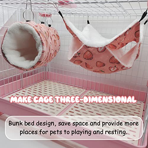 image for LYART Guinea Pig Rat Ferret Hammock and Warm Bed Small Pet Hideout Tun