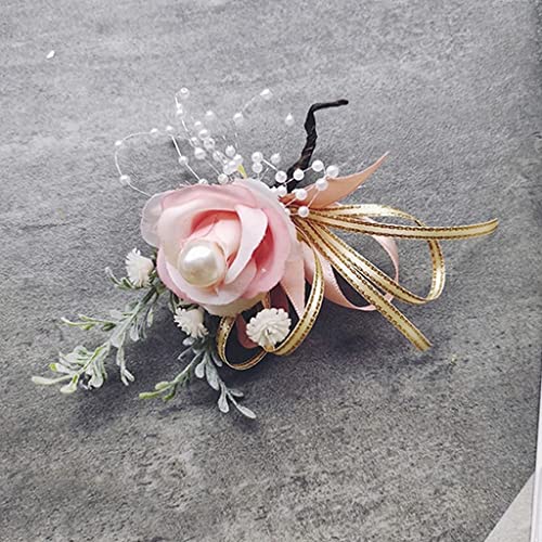 Mariée Corsage Mariée Poignet Fleur Rose Accessoires Faits À La Main Cadeaux De Mariage pour Les Invités Nuptiale Faveurs De Fête Fournitures pour Mariée et Demoiselle D'honneur FFVWVGGPAA F0010 Cover