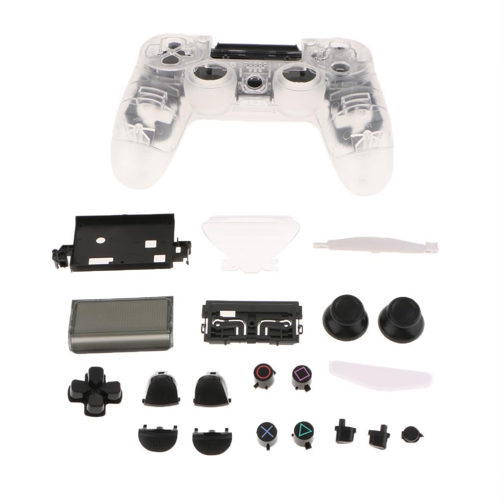 MERISHOPP® For S.O.N.Y PS4 Controller Faceplate Shell Case Mod Kit + Matching Buttons Kit (B0D2XFDS4Z) Amazon Price History, Amazon Price Tracker