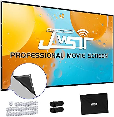Projector Screen 150 inch, Premium 3 Layers PVC 150 inch 16:9 HD Portable Projector Screen, Premium Indoor Outdoor Movie Screen Anti-Crease Projection Screen for Home Theater Backyard Movie Projector Screen 150 inch, Premium 3 Layers PVC 150 inch 16:9 HD Portable Projector Screen, Premium Indoor Outdoor Movie Screen Anti-Crease Projection Screen for Home Theater Backyard Movie