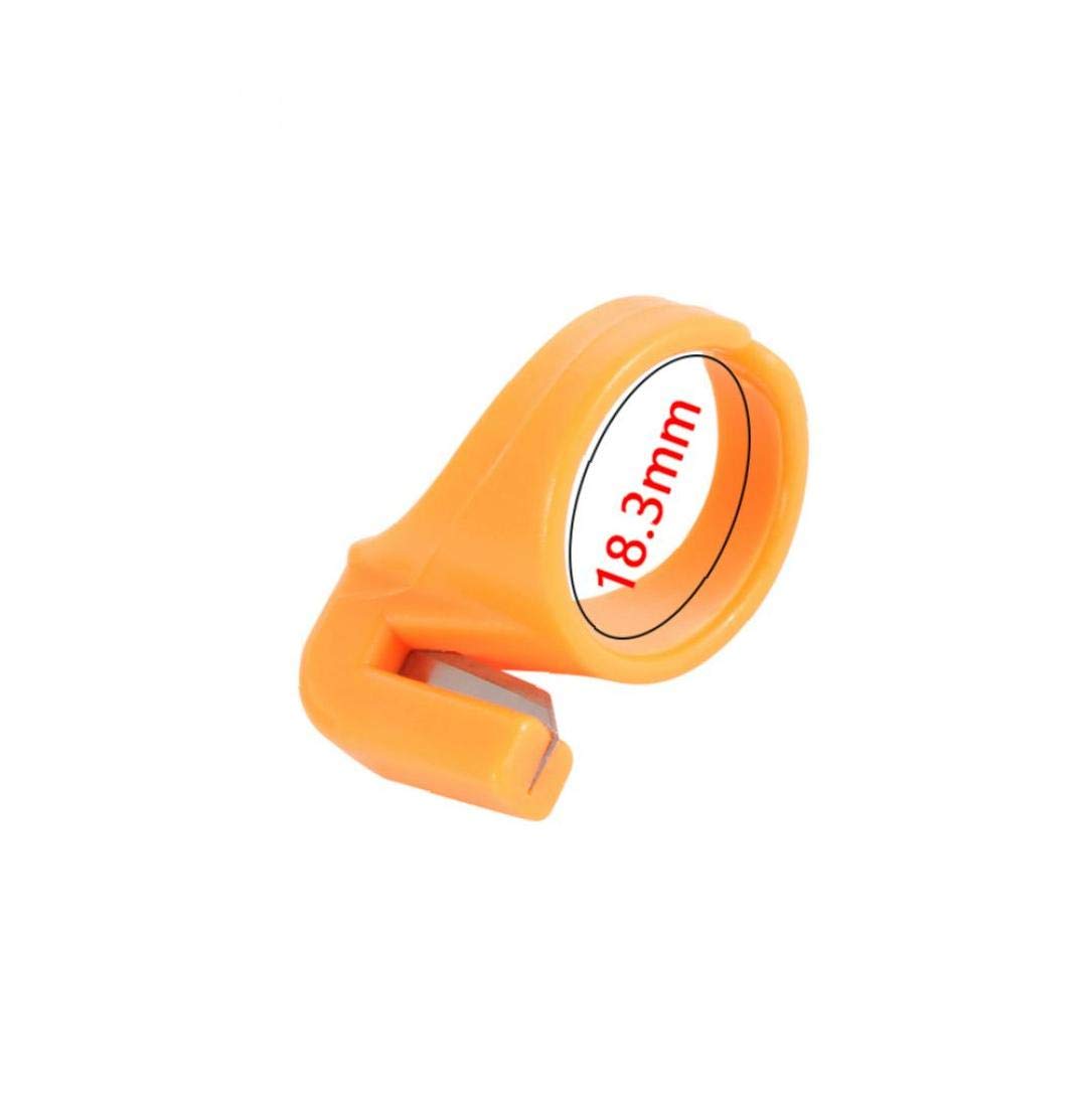 TOSSPER 3 stks Vinger Naald Plastic Naaien Ring Draad Cutter