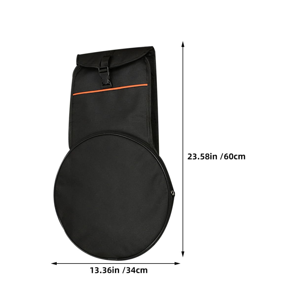Zaino per Accessori per Batteria Scomparti e Cinghie Regolabili
