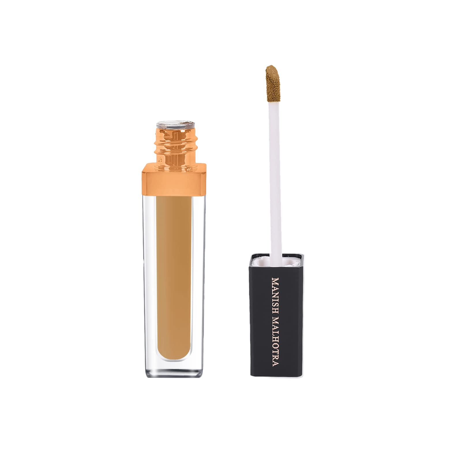 MyGlamm Manish Malhotra Beauty Skin Awakening Concealer - Neutral Teak - 7gm | For Medium to Dark Skin | Liquid Concealer With Olive Undertone | 2 in 1 Color Corrector and Concealer