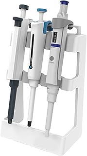 Suporte rotativo para micropipetas de laboratório com capacidade para 3 - 9 pipetas para organização de laboratório (pipetas não incluídas)