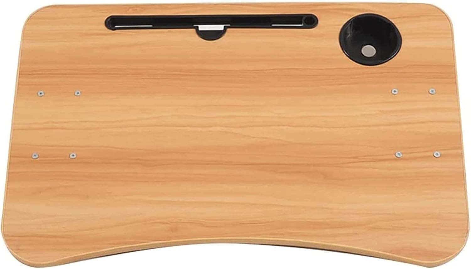 Rollstuhltablett mit Getränkehalter Tisch Holz Esstisch Board Abnehmbares Holz Rollstuhl Tablett Esstisch Rollstuhl Zubehör mit Handyhalterung