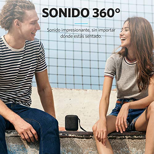 Shower Speaker, Soundcore Motion Q Portable Bluetooth Speaker by Anker, 360° Speaker with Dual 8W Drivers for Louder Sound, and IPX7 Waterproof Speaker for Outdoor Activities and Pool Parties