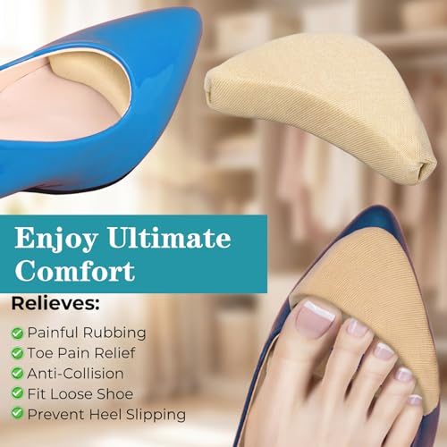 ElevateTech 4 pares de rellenos para zapatos y almohadillas para talón miniatura 4