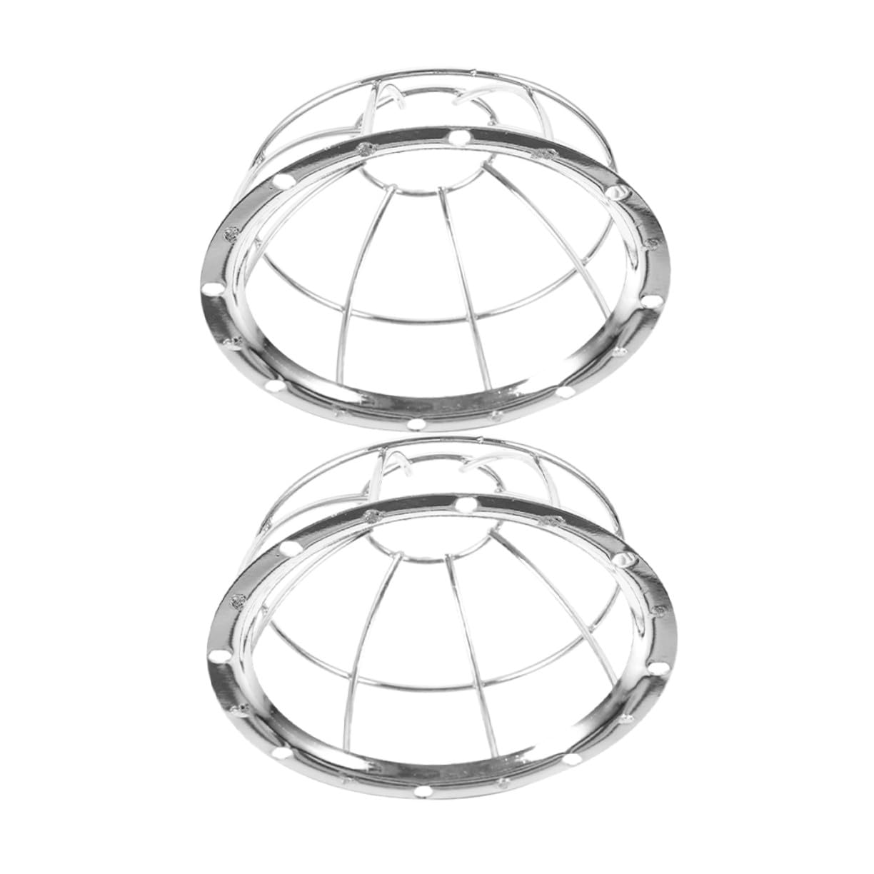 Mikinona 10 Piezas Protector Metálico para Detectores de Humo Resistente de Acero Inoxidable para de Protección Duradera para Alarmas contra Incendios Cocinas y Hogares