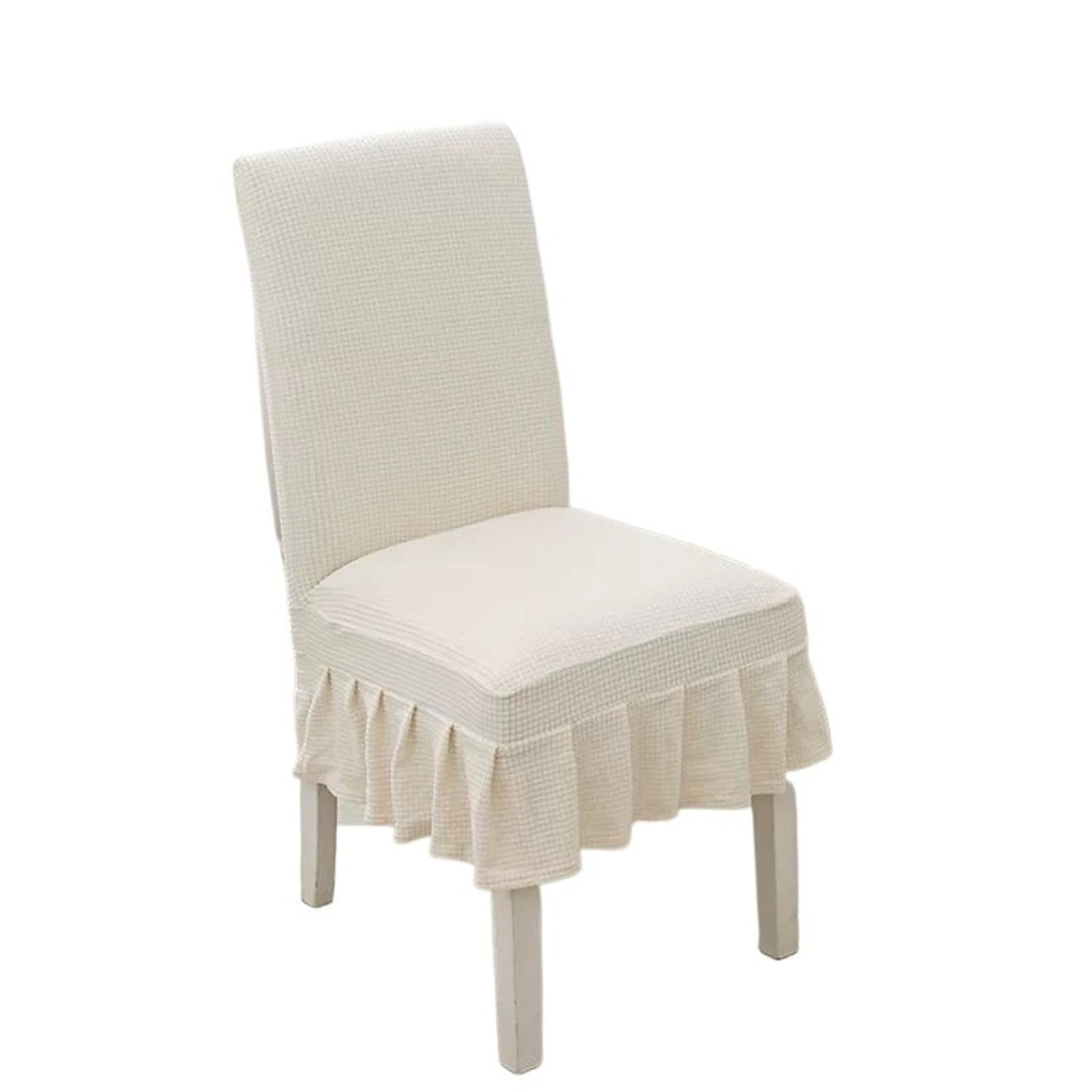 ECPGPMDLDT Chair Covers Stretch Kitchen Dining Room Chair Covers Removable Washable Dining for Conferences Family Dining Wedding Banquets(J,4pcs)