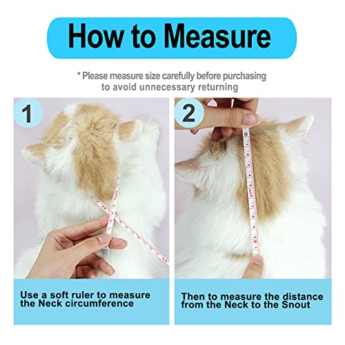 Supet Cat Cone Adjustable Pet Cone Pet Recovery Collar Comfy Pet Cone Collar Protective Collar for After Surgery Anti… - Image 6