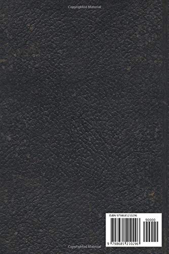 Witch Journal: Wicca Gift, Lined Notebook 200 Pages 6 x 9 (Black Leather No.5) - Image 2