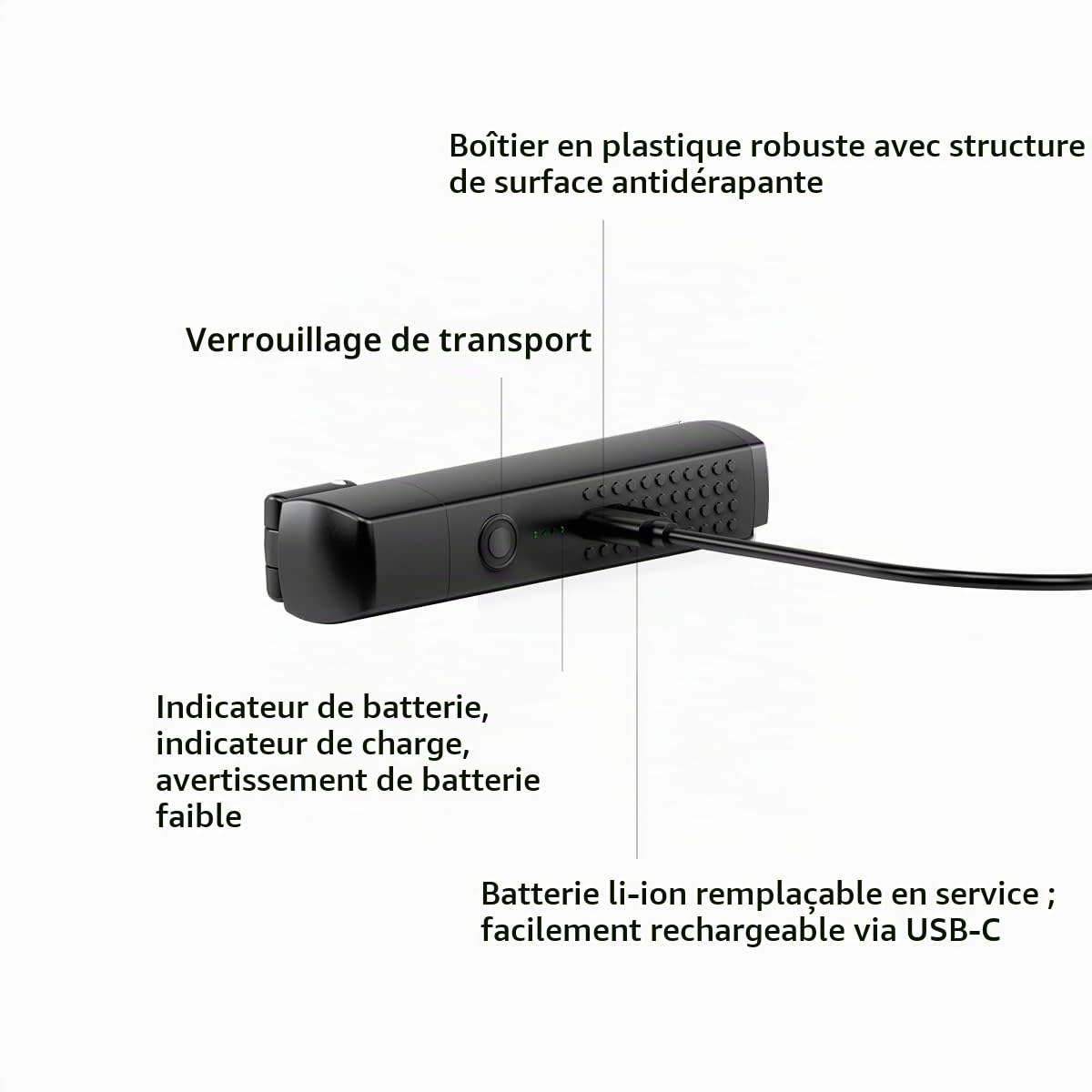 Ledlenser W7R Work Lampe de travail rechargeable LED COB, 600lm, UV, IP54