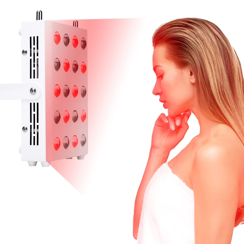Terapia della Luce Rossa, 660nm 850nm Rosso Vicino All'infrarosso, Pannello di Terapia della Luce a LED, Uso Domestico di Grado Clinico per Sollievo dal Dolore Muscolare e Articolare