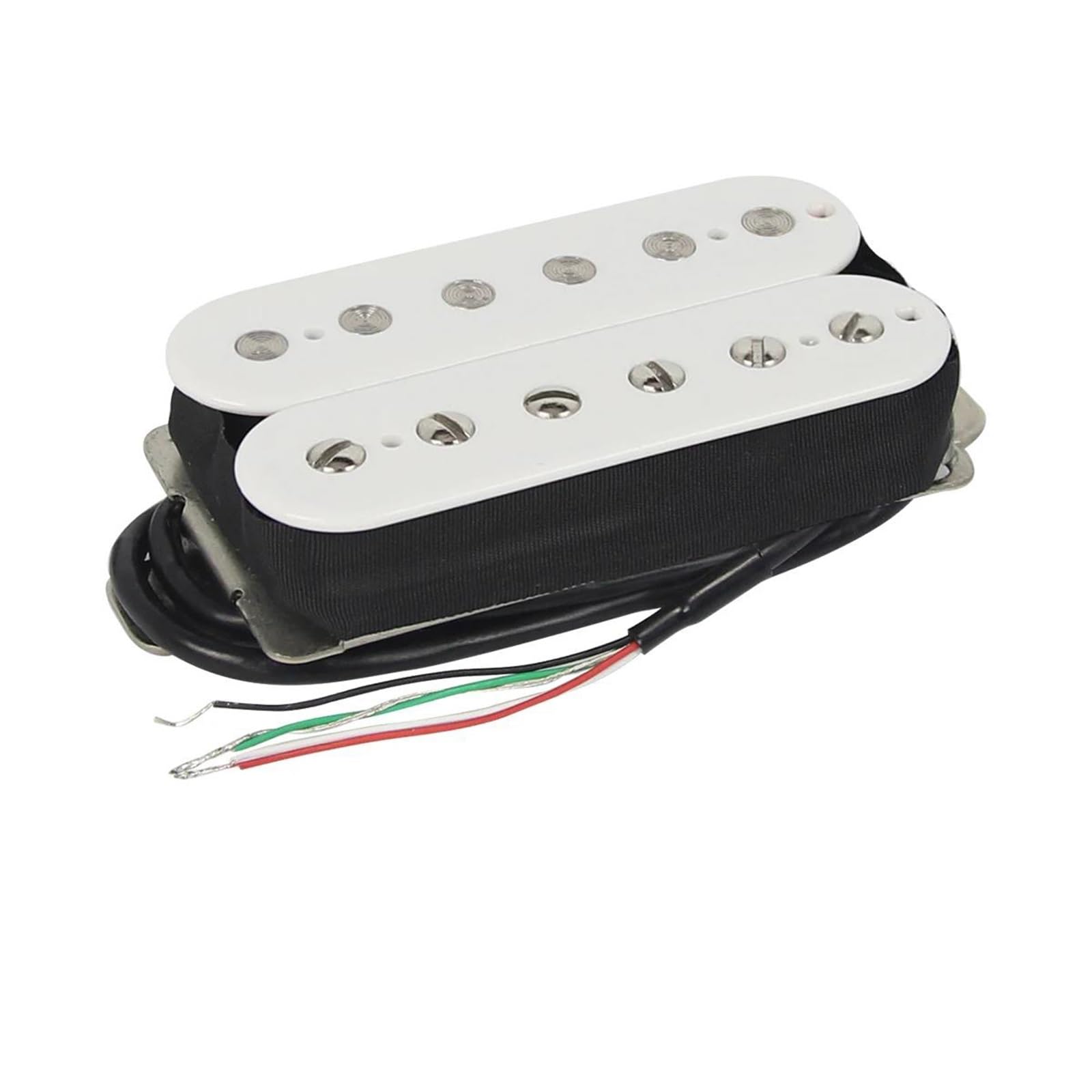 Pickup gitarowy Humbucker Double Coil Pickup 4-przewodowy gryf/mostek do wyboru Przetwornik Części Gitary Elektrycznej(White Bridge)