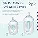 Dr. Talbot's Anti-Colic Bottle Replacement Nipples - Feeding Supplies for Newborn - (2-Pack) Vari Flow Soft Flex Nipples - 0+ Months