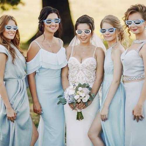 Image of Flutesan Personalized Rectangle Sunglasses with Marker Pens for Adult DIY Custom Birthday Wedding