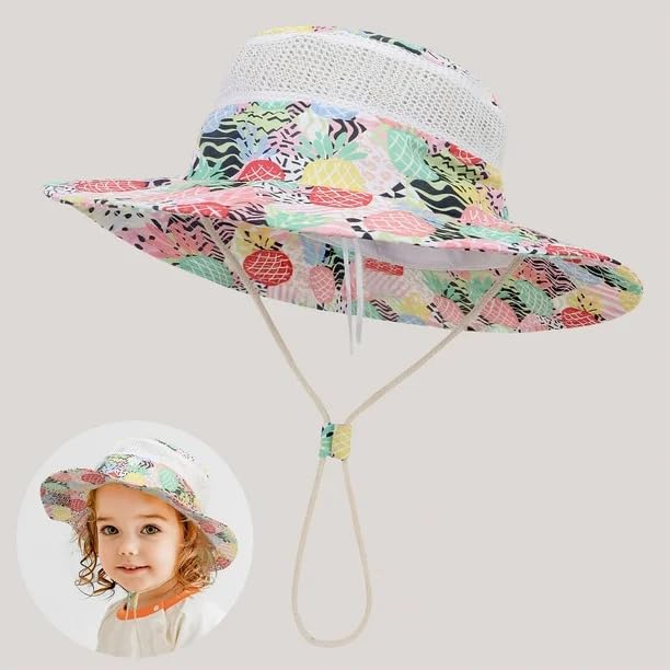 Kids Reversible Bucket Hat for Boys & Girls Packable Fun & Cool Beach UPF 50+ Sun Protection Bucket Hat - Ages 2-13 Years3