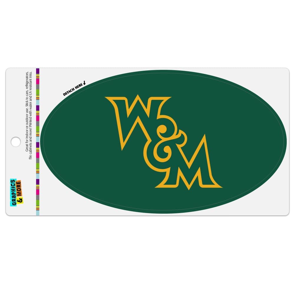Amazon.com: College of William & Mary Primary Logo Automotive Car
