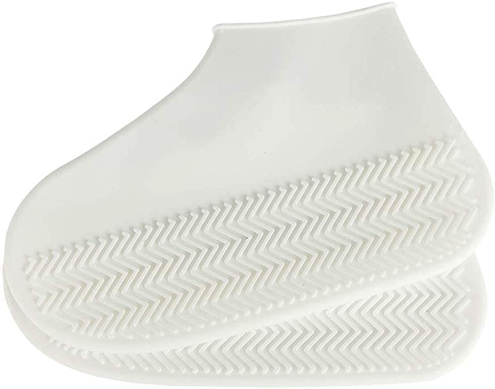 K D ENTERPRISE - Star Reusable Silicone Boot and Shoe Covers, Waterproof Rain Socks, Silicone Rubber Shoe Protectors for Indoor and Outdoor Protection (Large) Multi