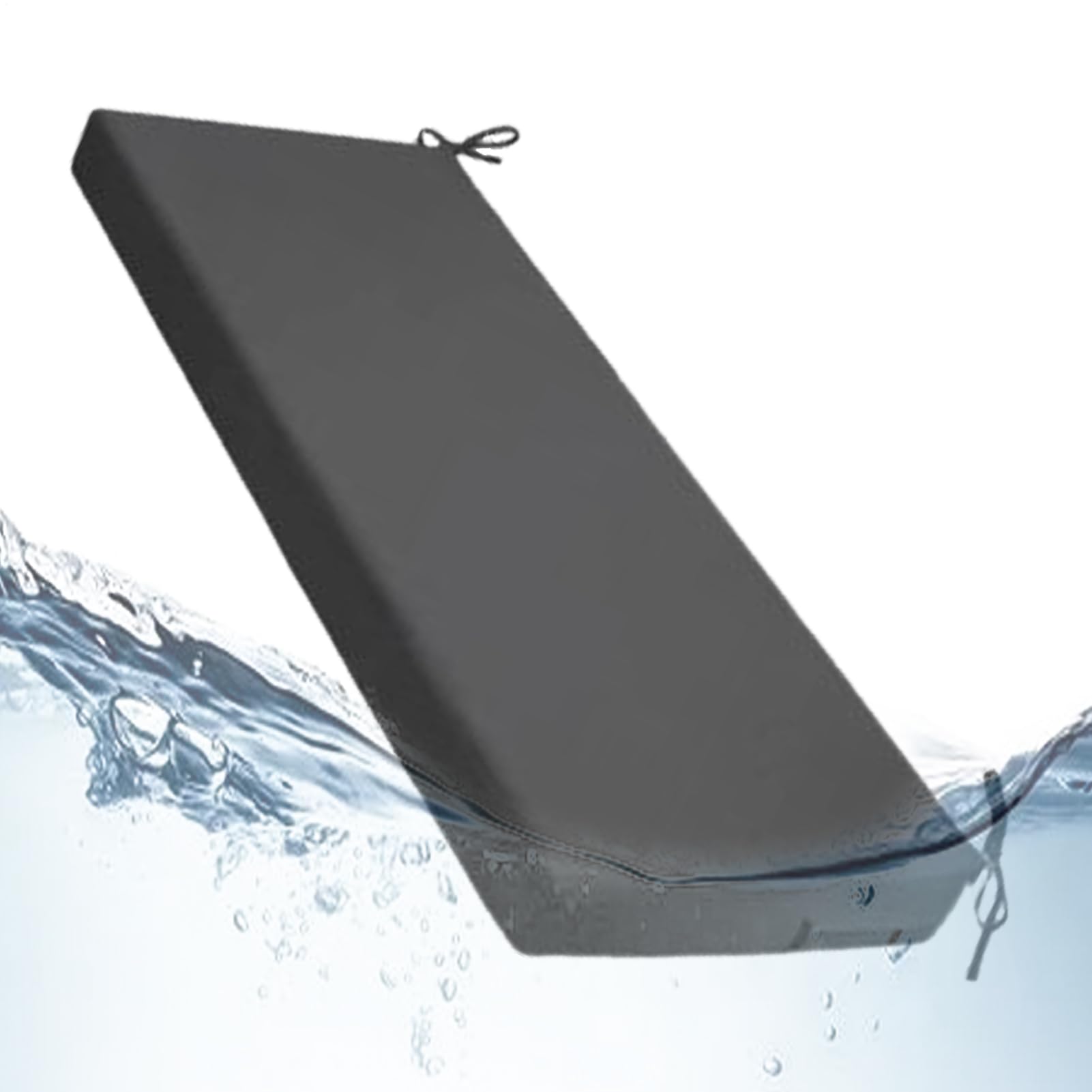 Cuscino da banco da patio, cuscino da banco | Cuscino oscillante impermeabile esterno | a slittamento non slip, cuscino di divano resistente alla dissolvenza, sostituzione del lettino per divano porti