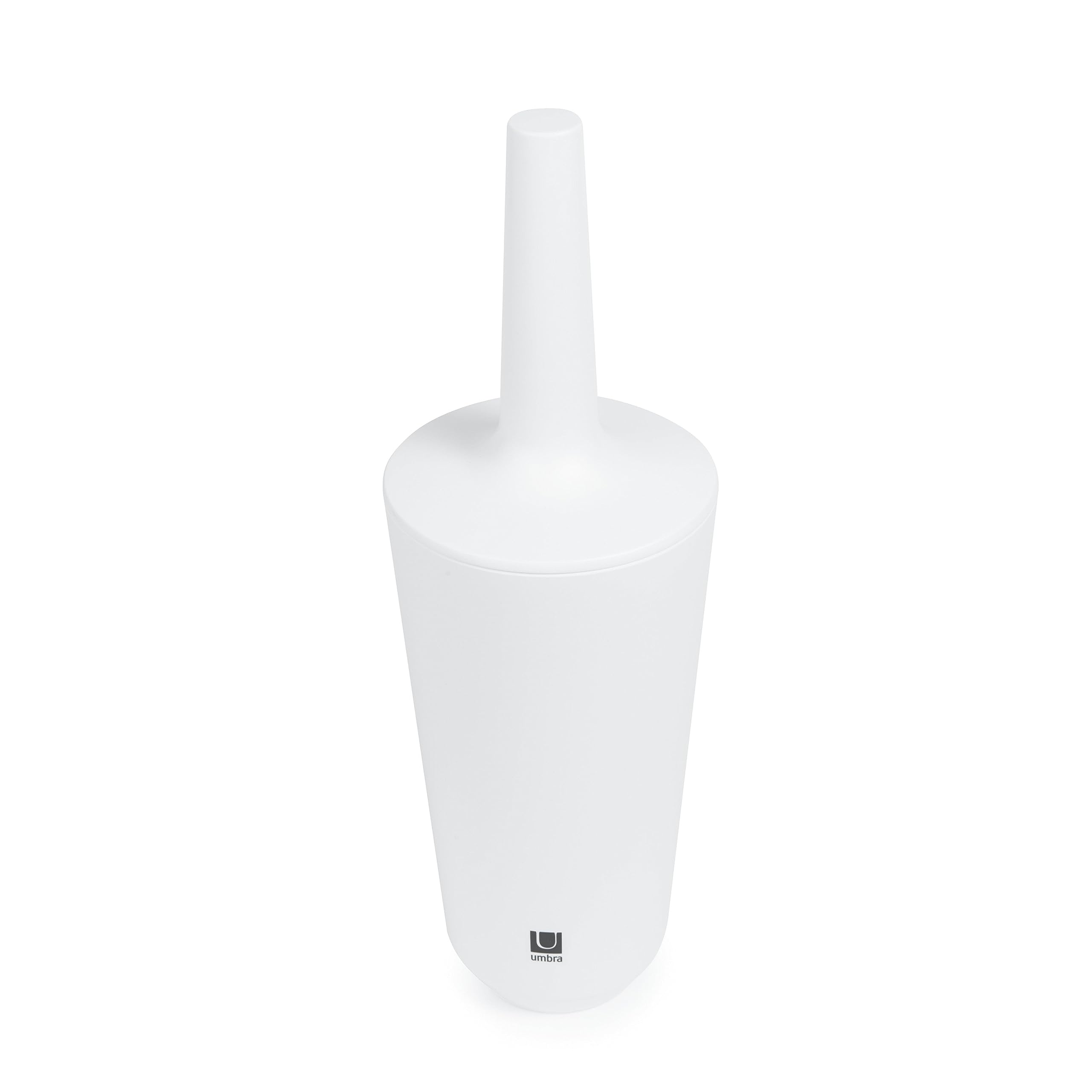 Corsa Toilet Brush with Holder, White