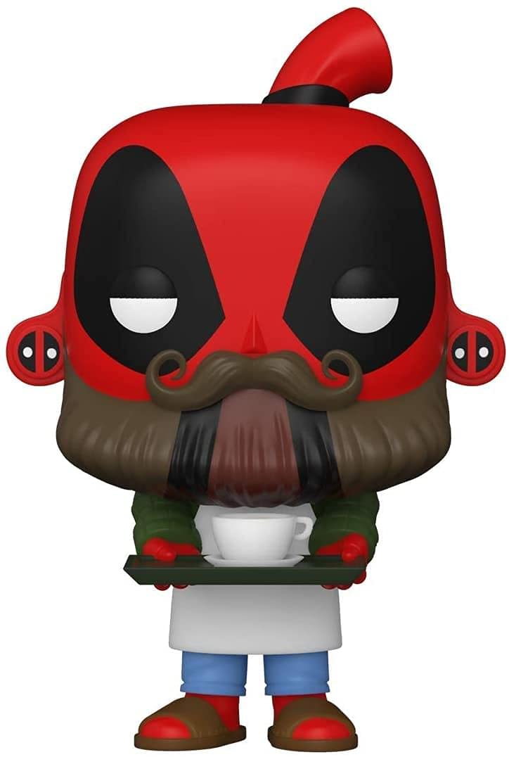 POP! Marvel: Deadpool 30th - Coffee Barista - Collectable Vinyl Figure - Gift Idea - Official Merchandise - Toys for Kids & Adults - Comic Books Fans - Model Figure for Collectors and Display