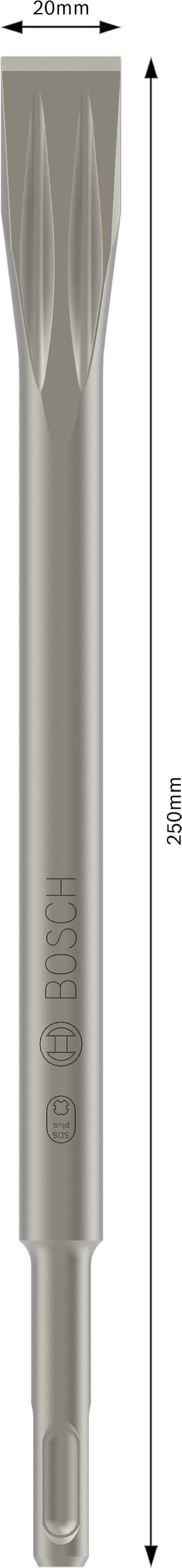 Bosch Professional Flachmeißel Long Life SDS-plus (5 Stück)