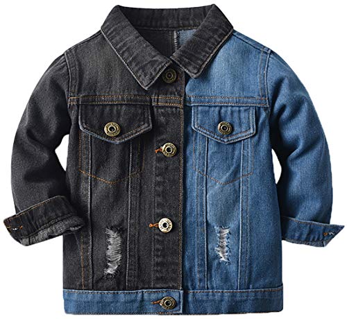 Image of Joe Wenko Kids Toddler Baby Boys Girls Casual Outerwear Denim Jacket
