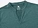BGOWATU Women's Golf Polo T-Shirts Sleeveless V Neck Collarless Tennis Shirts UV Protection Quick Dry Lightweight Gray Green L