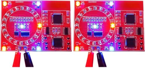 Image of Gikfun DIY SMD SMT Welding Practice Soldering Skill Training Board NE555 CD4017 Water Flowing Led DIY Kit EK1885 (Pack of 2)
