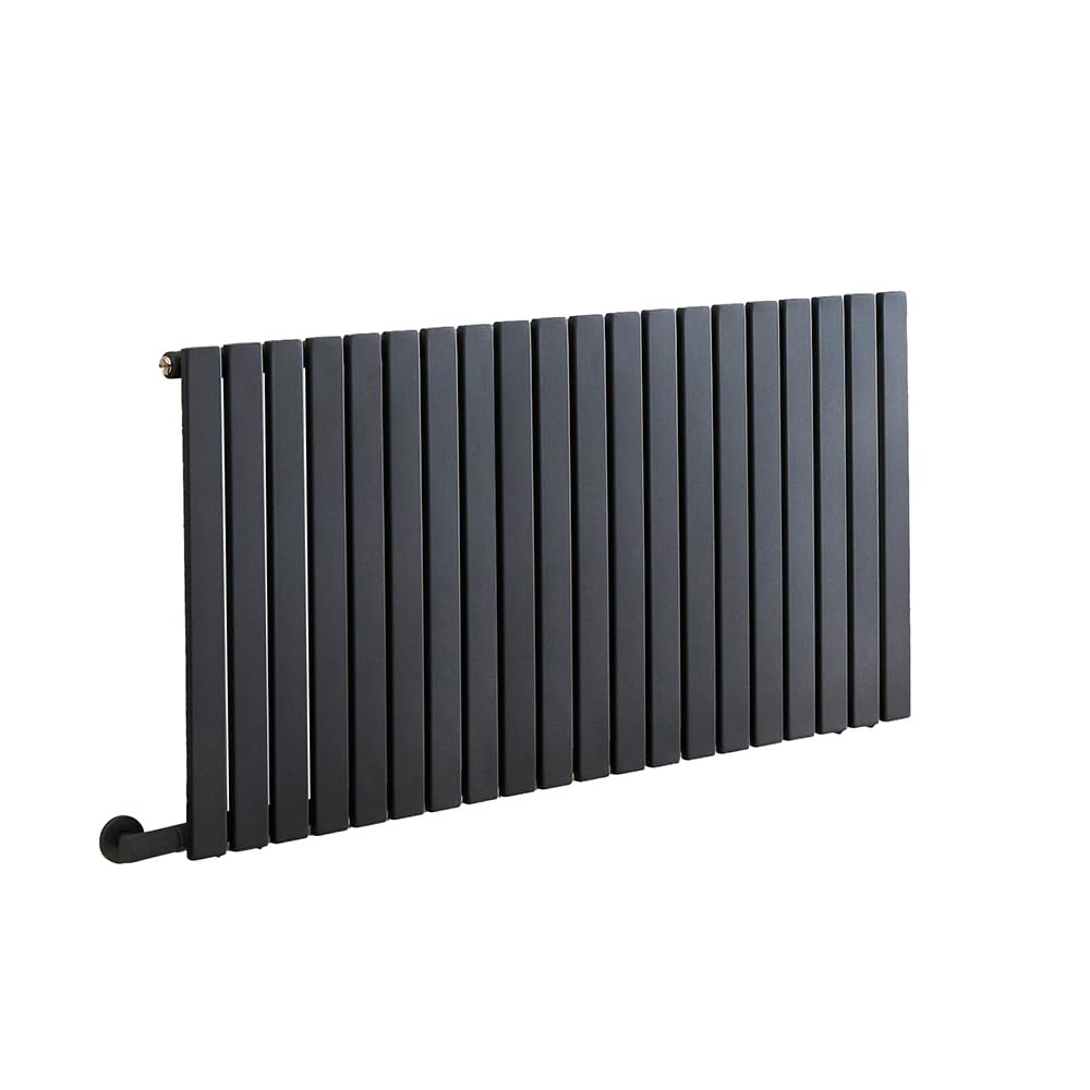 Milano Capri 1200W Anthracite Horizontal Single Flat Panel Electric Radiator WiFi - 635mm x 1180mm