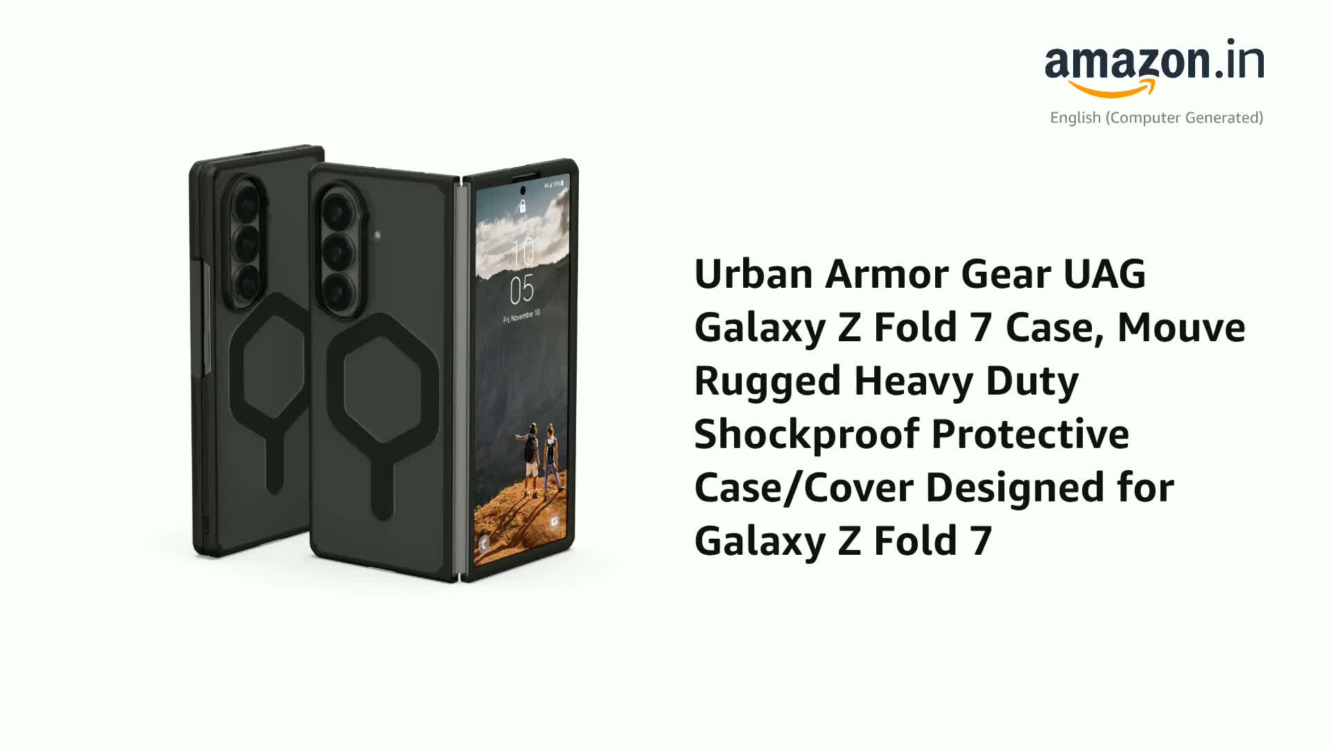 Urban Armor Gear Thermoplastic Polyurethane UAG Mouve Rugged Heavy
