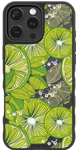 Image of Smartish - Lime Time - iPhone 16 Pro Max MagSafe Case - Gripmunk [Lightweight + Protective] Thin Cover - Fits iPhone 16 Pro Max