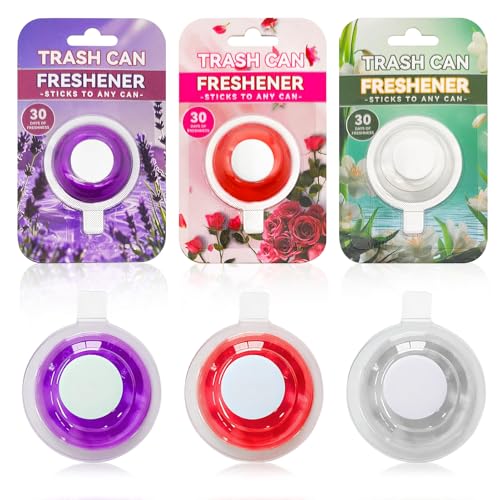 Désodorisant Poubelle,Liquide Désodorisant Poubelle,Desodorisant Maison,Parfum - Jasmin, Rose, Lavande,Désodorisants à Coller,Neutralisation Puissante des...